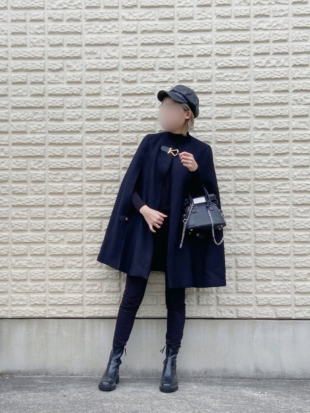 ZARA　ザラ　ニットケープコート　L 1673356601_1000.jpg