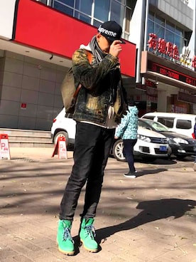 「PRPS（ピーアールピーエス）のアイテム」を使った、sodom12さん（メンズ・188cm）の秋コーディネート