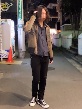 「liberum（リベルム）のアイテム（ジャケット/アウター）」を使った、糸魚川 領太さん（メンズ・178cm）の夏コーディネート