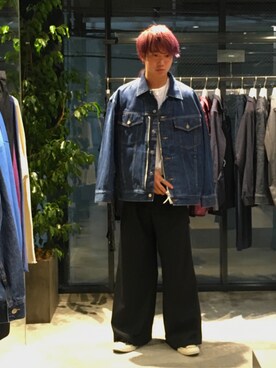 「STUDIOUS SELECT(STUDIOUS SELECT)」｜「アイテム（アクセサリー）」を使った、糸魚川 領太さん（メンズ・178cm）の夏コーディネート