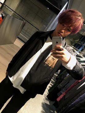 「STUDIOUS SELECT(STUDIOUS SELECT)」｜「アイテム（アクセサリー）」を使った、糸魚川 領太さん（メンズ・178cm）の夏コーディネート