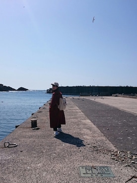 「SUNDUCK（サンダック）のアイテム」を使った、まゆさん（レディース・159cm）の春コーディネート