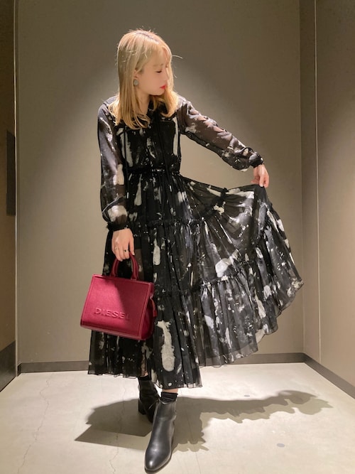 ま Diesel ららぽーと富士見 Dieselのワンピースを使ったコーディネート Wear