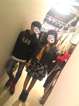 「アイテム（ブーティ）」を使った、ちゃんあゆさん（レディース・161cm）の秋コーディネート