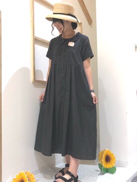 「SM2（エスエムツー）のアイテム」を使った、14+ イオンモールむさし村山店 スタッフさん（レディース・160cm）の夏コーディネート