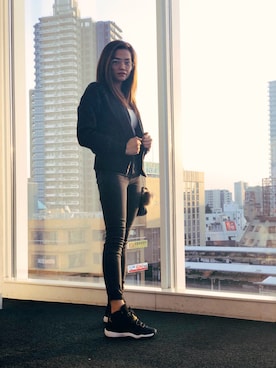 「Jordan」｜「アイテム（その他シューズ）」を使った、Miss Kimさん（レディース・156cm）の春コーディネート