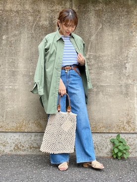 「Rouge vif la cle（ルージュヴィフラクレ）のアイテム」を使った、OOTSUKA YUKIKOさん（レディース・157cm）の春コーディネート