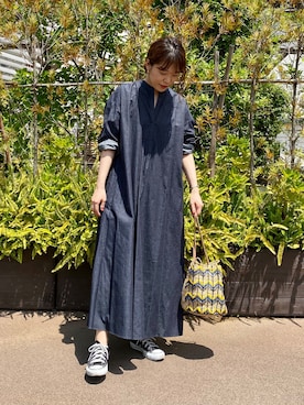 「collex（コレックス）のアイテム」を使った、OOTSUKA YUKIKOさん（レディース・157cm）の春コーディネート