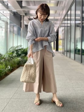 「collex（コレックス）のアイテム」を使った、OOTSUKA YUKIKOさん（レディース・157cm）の春コーディネート