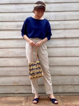 OOTSUKA YUKIKOさん（レディース・157cm）の夏コーディネート