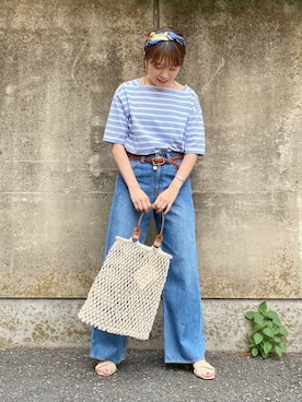 「collex（コレックス）のアイテム」を使った、OOTSUKA YUKIKOさん（レディース・157cm）の春コーディネート