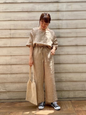 「collex（コレックス）のアイテム」を使った、OOTSUKA YUKIKOさん（レディース・157cm）の夏コーディネート