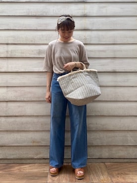 OOTSUKA YUKIKOさん（レディース・157cm）の夏コーディネート