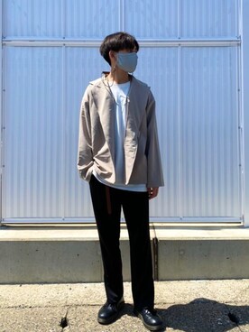 マスクを使った 大学生コーデ のメンズ人気ファッションコーディネート Wear