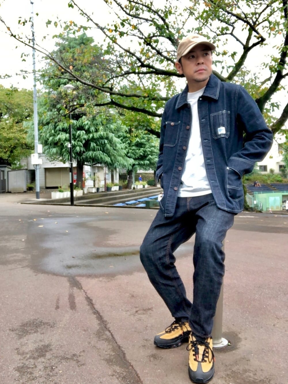 T.M.T デニムカバーオールライトブルー TMT（ティーエムティー）の「DENIM COVERALL（カバーオール