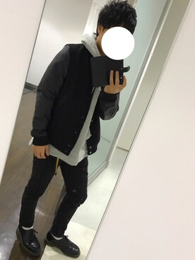 「フォロバ」｜「アイテム（スタジャン）」を使った、ダッチーさん（メンズ・165cm）の秋コーディネート