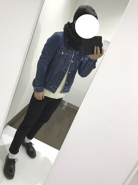 「フォロバ」｜「アイテム（デニムジャケット）」を使った、ダッチーさん（メンズ・165cm）の秋コーディネート