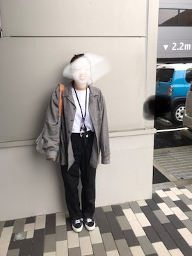 「RED KAP（レッドキャップ）のアイテム」を使った、おまつさん（レディース・155cm）の秋コーディネート