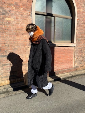 「DRIES VAN NOTEN（ドリスヴァンノッテン）のアイテム（その他アウター）」を使った、sho__sugimotoさん（メンズ・177cm）の冬コーディネート