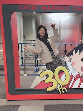 「DISCOAT（ディスコート）のアイテム（ノーカラージャケット）」を使った、Yurika.🌼さん（レディース・164cm）の春コーディネート