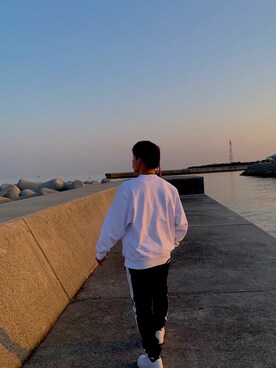 「EPTM（エピトミ）のアイテム」を使った、虎雅さん（メンズ・172cm）の冬コーディネート