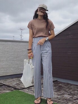 kaochocoさん（レディース・161cm）の夏コーディネート