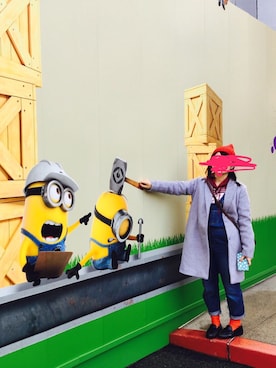 「ROXD（ロッド）のアイテム（トップス）」を使った、m.o.eさん（レディース・154cm）の冬コーディネート