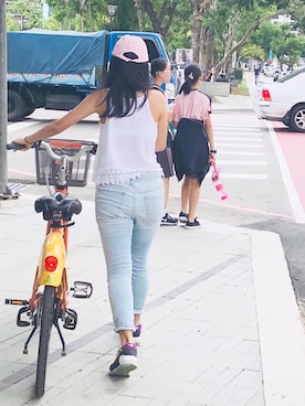 「PONY（ポニー）のアイテム」を使った、Rose🥀さん（レディース・160cm）の夏コーディネート