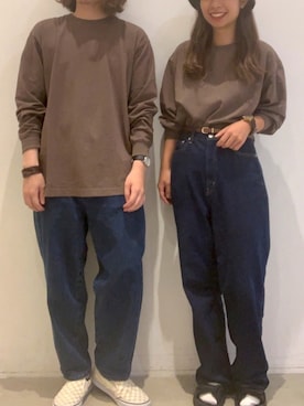「ペアルック」｜「アイテム（その他）」を使った、sorさん（レディース・158cm）の秋コーディネート