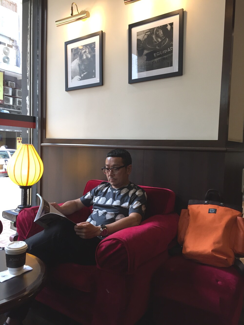 「Paul Smith Londonのアイテム（Tシャツ/カットソー、その他）」を使った、groon🌱さん（メンズ・170cm）の春コーディネートの1枚目の写真