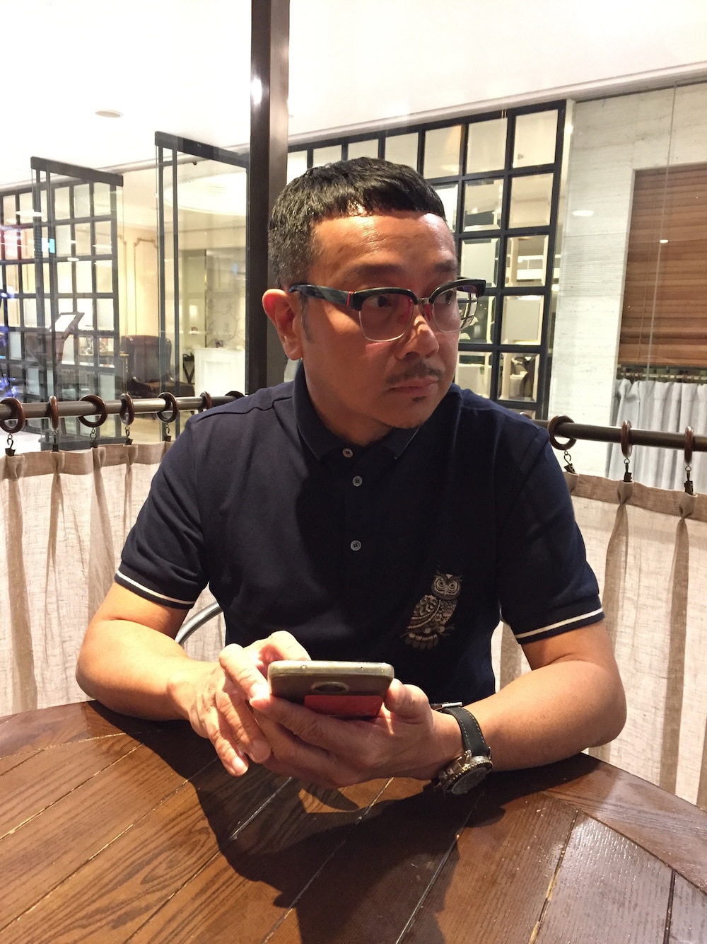 「DOLCE&GABBANAのアイテム（Tシャツ/カットソー、ブルー系）」を使った、groon🌱さん（メンズ・170cm）の夏コーディネートの1枚目の写真