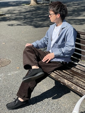 「Lee（リー）のアイテム（ブルゾン）」を使った、M T Iさん（メンズ・173cm）の春コーディネート