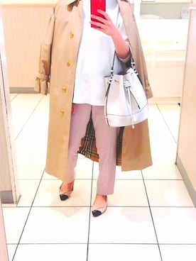 「ワッフル」｜カルキンさん（レディース・158cm）の春コーディネート