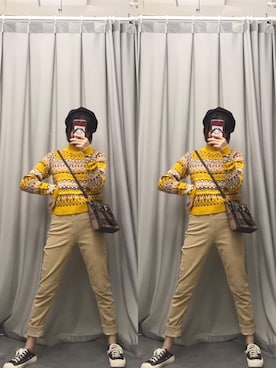 一拳一个酒窝さんのコーディネート