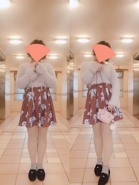 「ORiental TRaffic（オリエンタルトラフィック）のアイテム（ローファー）」を使った、Candiceさん（レディース・166cm）の冬コーディネート
