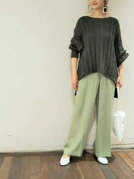 rankaさん（レディース・159cm）の春コーディネート