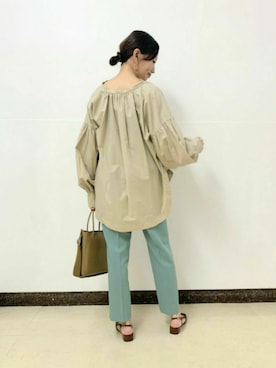 「YAHKI（ヤーキ）のアイテム」を使った、rankaさん（レディース・159cm）の秋コーディネート