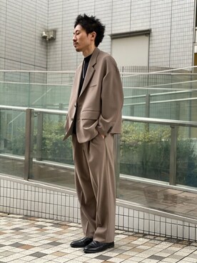 UNITED TOKYO 名古屋｜篠原健史使用「UNITED TOKYO（ジャンヌダルクジャンパージャケット/セットアップ）」的時尚穿搭