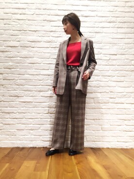 NAGASE RIRIKAさん（レディース・160cm）の秋コーディネート