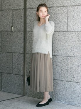 NAGASE RIRIKAさん（レディース・160cm）の秋コーディネート