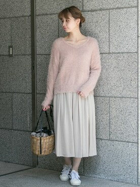 NAGASE RIRIKAさん（レディース・160cm）の秋コーディネート