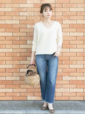 NAGASE RIRIKAさん（レディース・160cm）の秋コーディネート