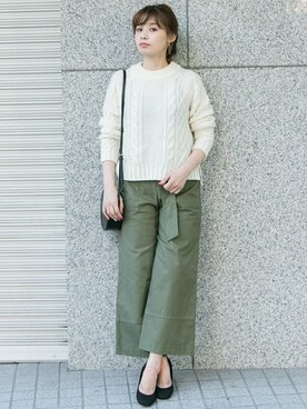 NAGASE RIRIKAさん（レディース・160cm）の秋コーディネート