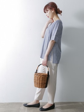 NAGASE RIRIKAさん（レディース・160cm）の春コーディネート