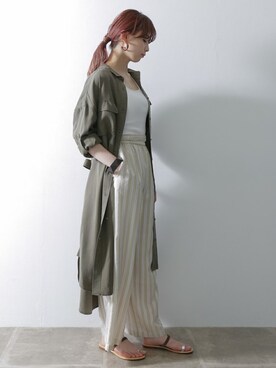 NAGASE RIRIKAさん（レディース・160cm）の春コーディネート