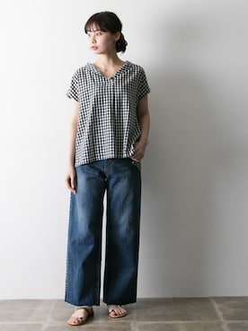 NAGASE RIRIKAさん（レディース・160cm）の春コーディネート