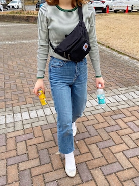 「carhartt」｜「アイテム（バレエシューズ）」を使った、nickmanさん（レディース・164cm）の春コーディネート