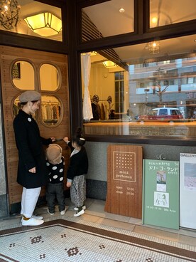 「アイテム（スカート）」を使った、yuriaさん（キッズ・100cm）の冬コーディネート