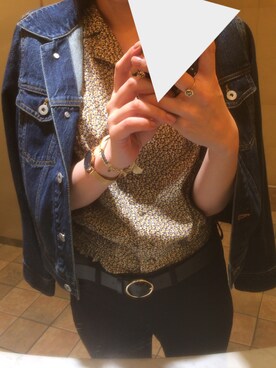 「Daniel Wellington」｜「アイテム（デニムジャケット）」を使った、pさん（レディース・169cm）の秋コーディネート