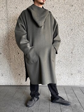 6(ROKU)＞REVER HOODED PULLOVER COAT/コートを使った人気ファッション ...
